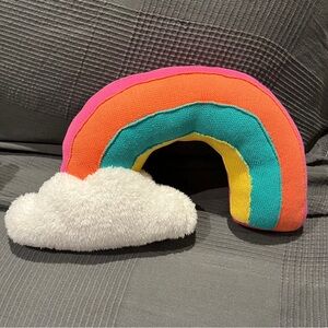 Pillowfort Stuffed Rainbow Cloud Decorative Throw Pillow
